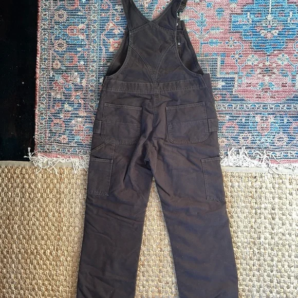 Carhartt Relaxed Fit Washed Duck Insulated Bib Overall - Picture 5 of 8